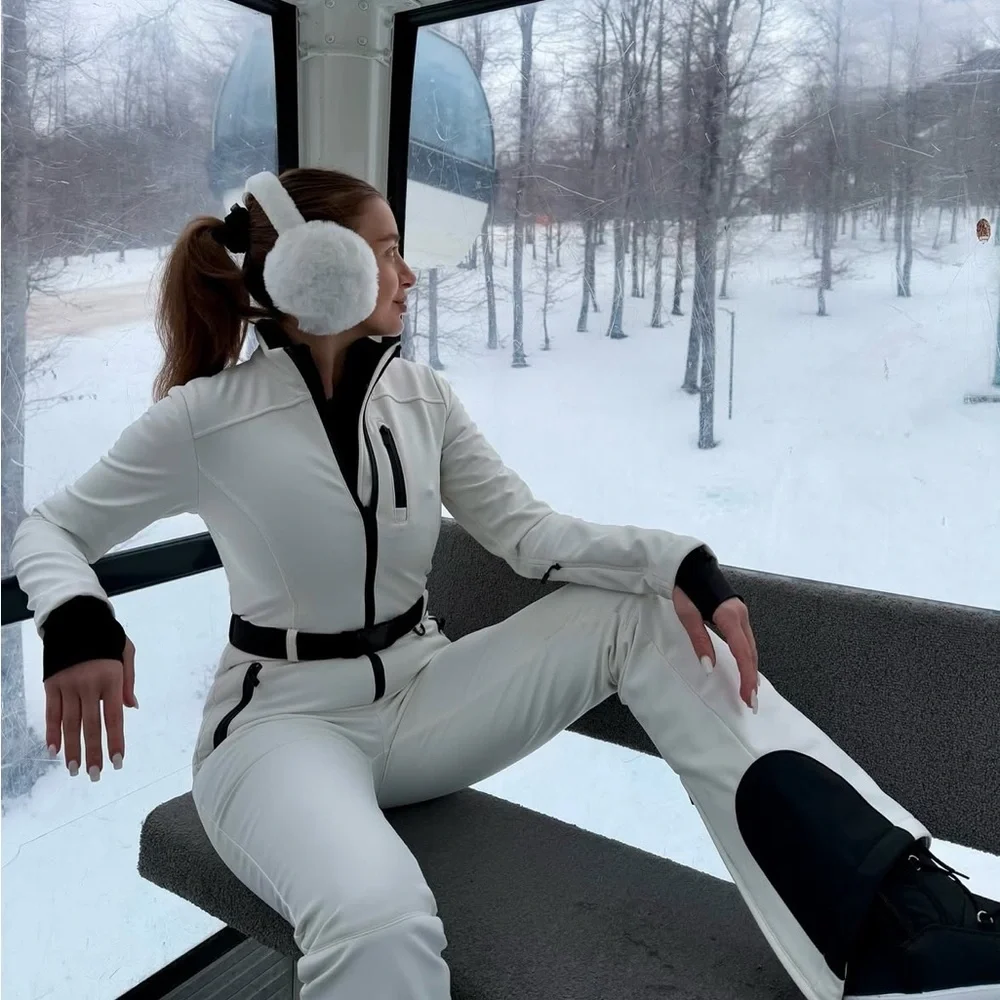 Zara ski jumpsuit Windproof Recco ski collection snowboard suit onsie ski wear - Picture 6 of 16
